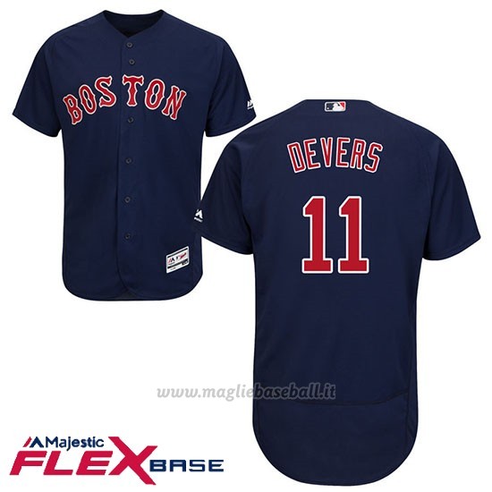 Maglia Baseball Uomo Boston Red Sox Rafael Devers Blu Alterner Flex Base